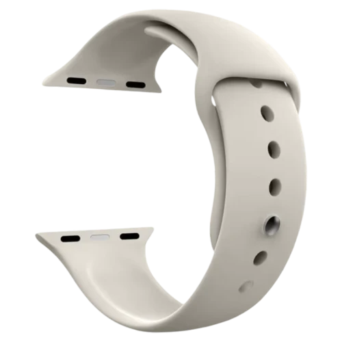 Ремешок силиконовый для Apple Watch 38-41 мм, Starlight
