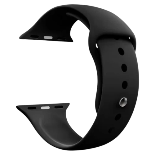 Ремешок силиконовый для Apple Watch 38-41 мм, Black