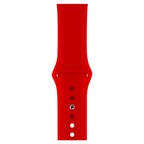 Ремешок силиконовый для Apple Watch 38-41 мм, Red