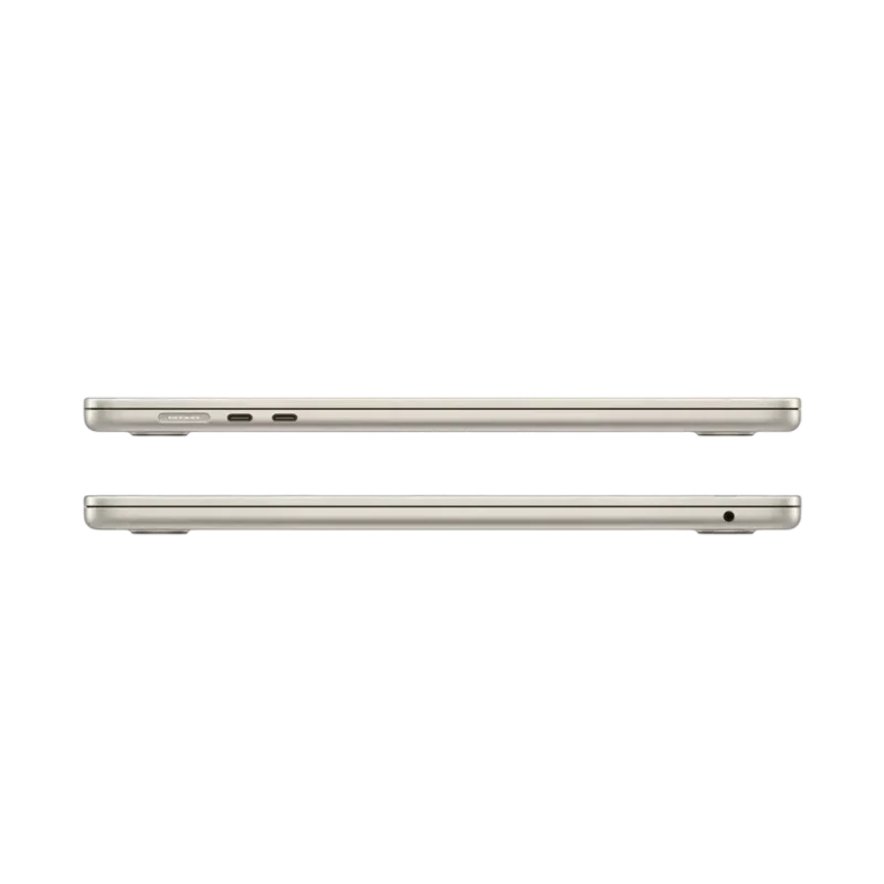 Laptop 15,3" Apple MacBook Air A3114, Starlight, M3 with 8-core CPU and 10-core GPU, 16GB/512GB, macOS Sonoma 5