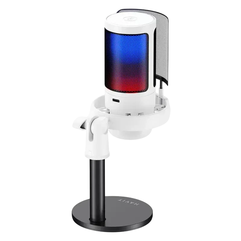 Игровой Микрофон Havit GK50, Проводной, Белый 5