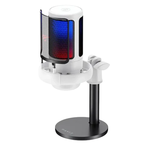 Игровой Микрофон Havit GK50, Проводной, Белый
