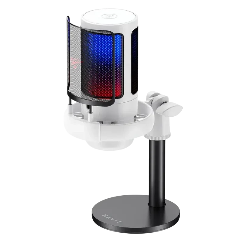 Игровой Микрофон Havit GK50, Проводной, Белый 4