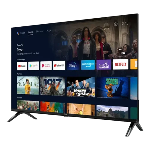 Телевизор TCL 32" 32S5400A, Android TV, Black
