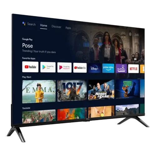Телевизор TCL 32" 32S5400A, Android TV, Black