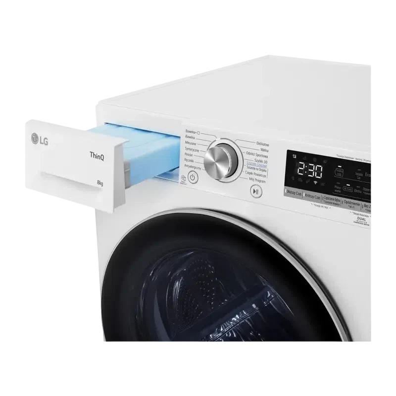 Сушильная машина LG RH80V9AV3N, White 8