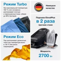 Утюг с парогенератором Braun IS7286BK CareStyle 7, Black 5
