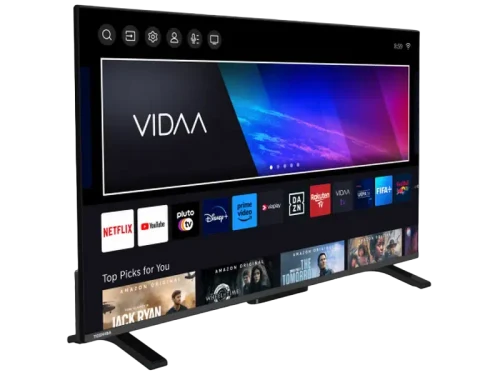 40" LED SMART Телевизор Toshiba 40LV2463DG, 1920x1080 FHD, VIDAA U OS, Чёрный