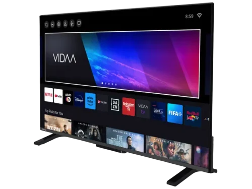40" LED SMART Телевизор Toshiba 40LV2463DG, 1920x1080 FHD, VIDAA U OS, Чёрный