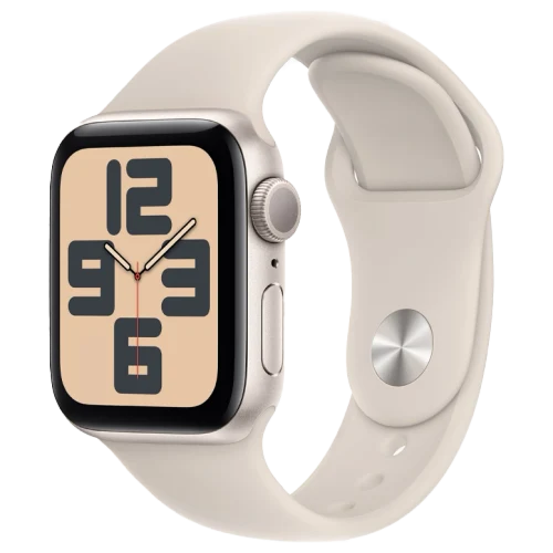 Apple Watch SE 2 40mm Starlight Aluminum Case with Starlight Sport Band