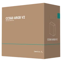 Корпус для ПК DeepCool CC560 ARGB V2 Mid Tower, Черный