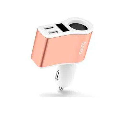 HOCO Z10 Cigarette-Lighter Car Charger with Digital Display