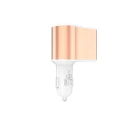 HOCO Z10 Cigarette-Lighter Car Charger with Digital Display White 2