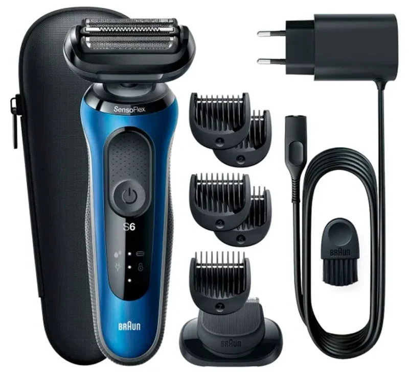 Aparat de ras Braun Series 6 61-B1500S, Albastru 2