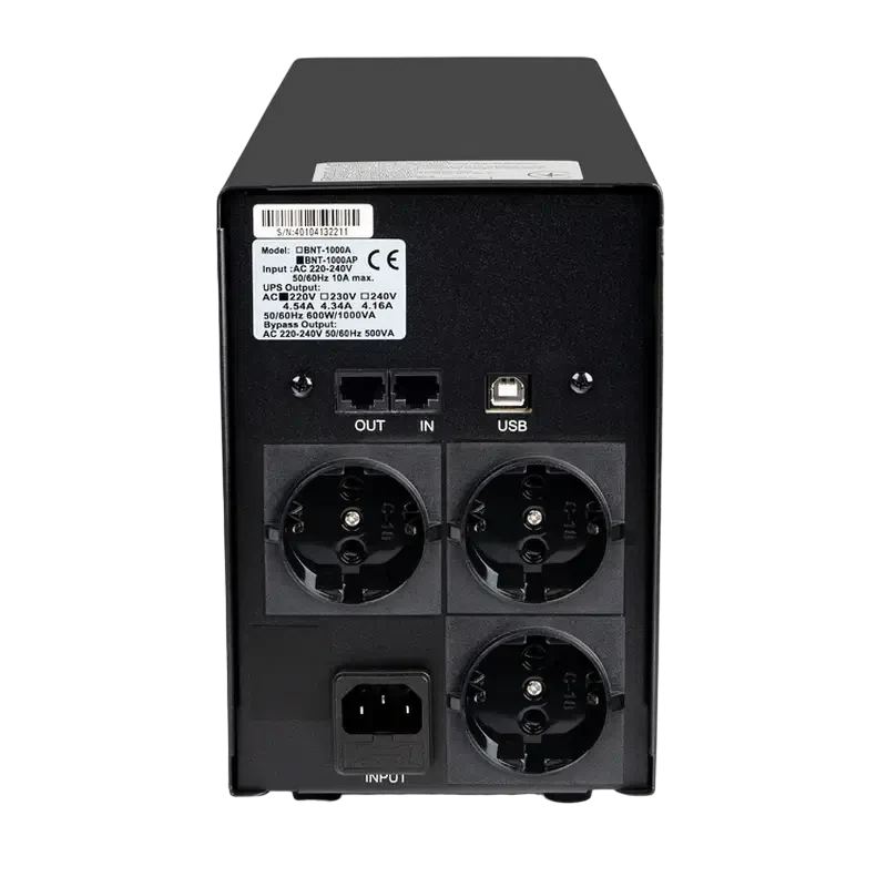 Источник бесперебойного питания PCM BNT-1000AP, Black 2