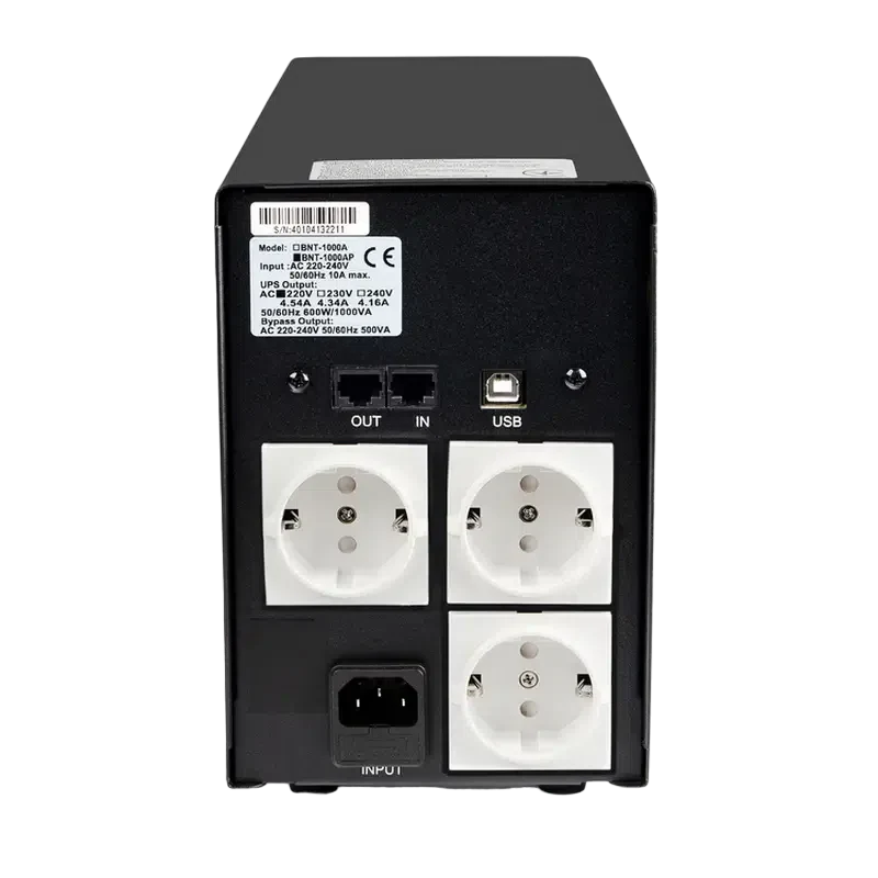 Источник бесперебойного питания PCM BNT-1000AP, Black 3