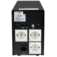 Источник бесперебойного питания PCM BNT-1200AP, Black 3