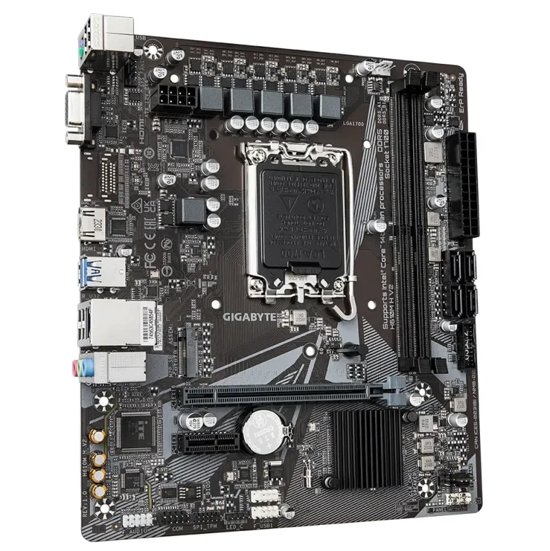 Материнская плата Gigabyte H610M H V2 LGA1700 Micro-ATX 4