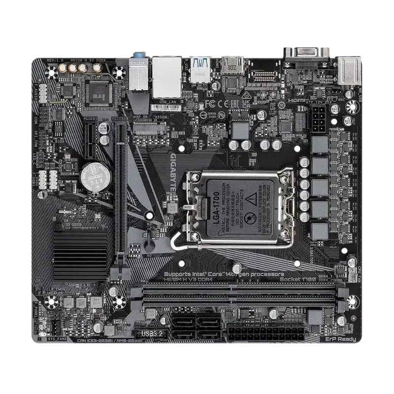 Placă de bază Gigabyte H610M H V3 DDR4 LGA1700 Micro-ATX 2
