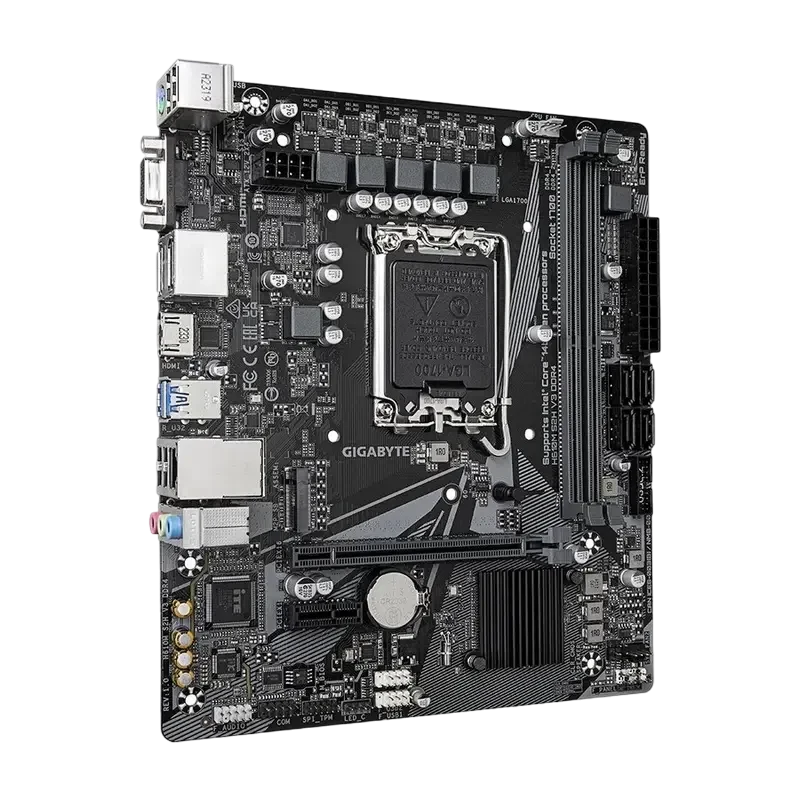 Placă de bază Gigabyte H610M S2H V3 DDR4, Black 3