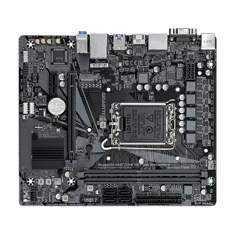 Placă de bază Gigabyte H610M S2H V3 DDR4, Black 4