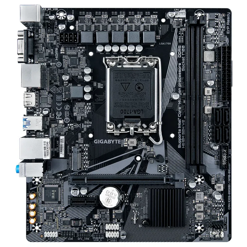 Материнская плата GIGABYTE H610M S2H V2 LGA1700 Micro‑ATX 4