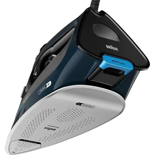 Fier de călcat Braun SI 9682 DB, 3200W, Negru/Albastru