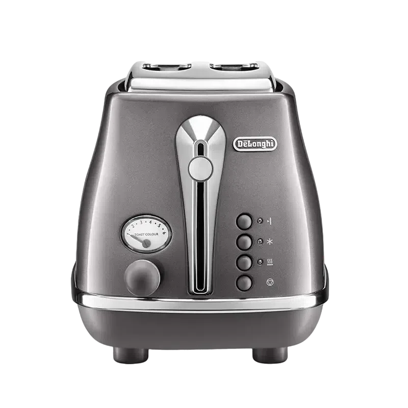 Тостер DeLonghi CTOT 2103 GY, Icona Metallics 3