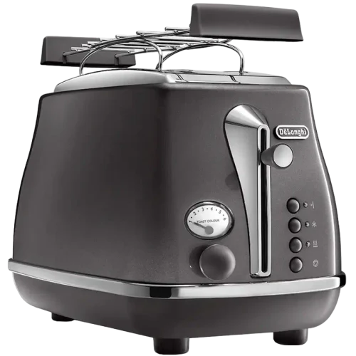 Тостер DeLonghi CTOT 2103 GY, Icona Metallics