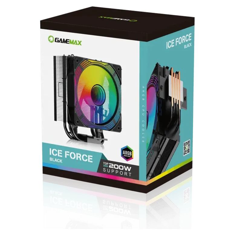 Система охлаждения Gamemax Ice Force BK, Черный 9