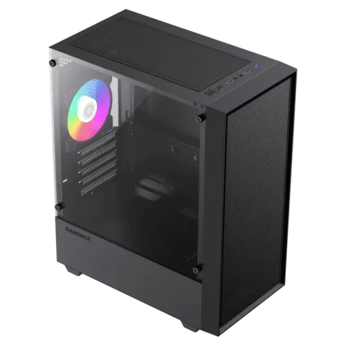 Carcasă PC GameMax STORM Mini-Tower, Negru