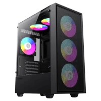 Carcasă PC GameMax STORM Mini-Tower, Negru