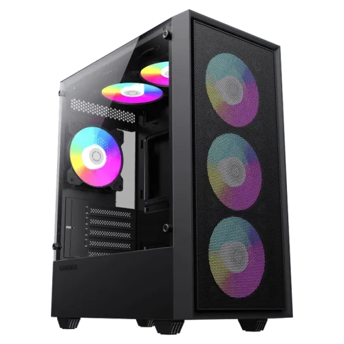 Carcasă PC GameMax STORM Mini-Tower, Negru