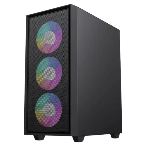 Carcasă PC GameMax STORM Mini-Tower, Negru