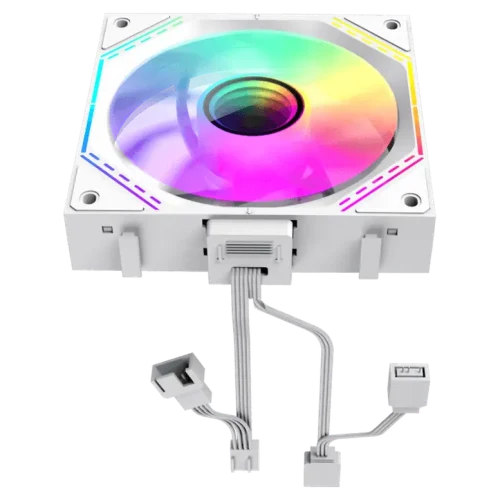 Ventilator PC Gamemax FN12A-S3I, 120 mm, Alb
