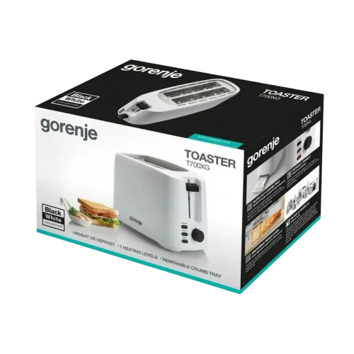 Тостер Gorenje T700XG, White