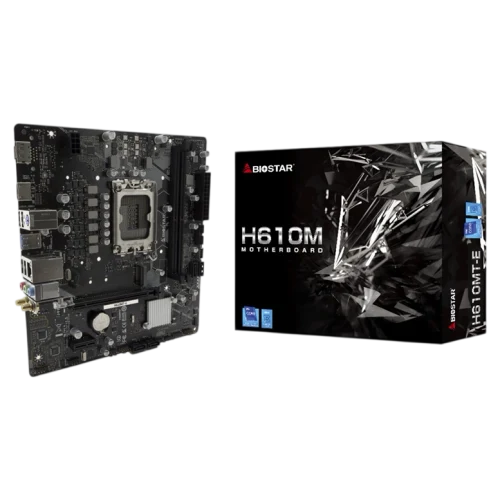 Placă de bază BIOSTAR H610MT-E, Black