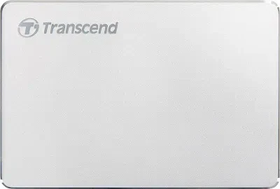 2.5" External HDD 2.0TB (USB3.0/Type-C) Transcend StoreJet 25С3S, Silver, Alum.casing, Crafted w.aluminum anodizing and CNC milling technology, Exclusive Transcend Elite, Software compatible Mac OS X