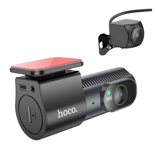 HOCO DV8 2K display hidden driving recorder(with rear camera) black