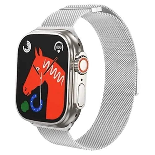 HOCO AS101 Milan double-section loop magnetic watchband for iWatch(38/40/41mm) silver