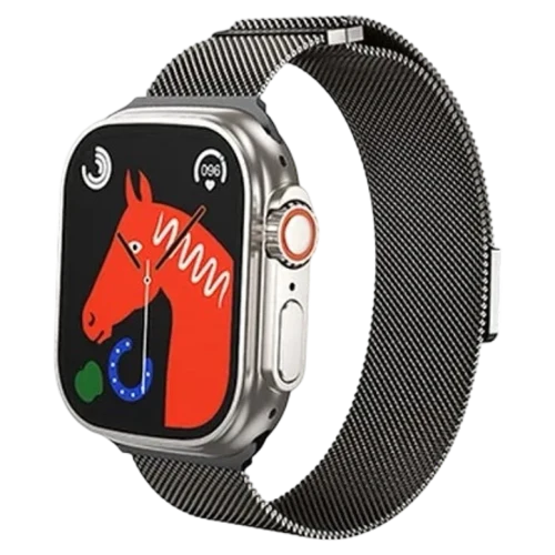 HOCO AS101 Milan double-section loop magnetic watchband for iWatch(38/40/41mm) metal grey