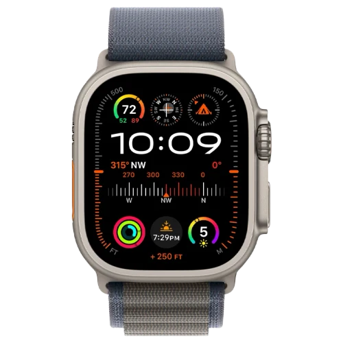 Apple Watch Ultra 2 GPS 49mm Titanium Case Alpine loop blue LTE