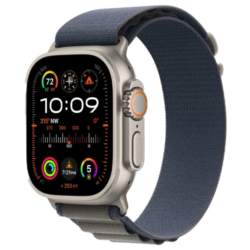 Apple Watch Ultra 2 GPS 49mm Titanium Case Alpine loop blue LTE