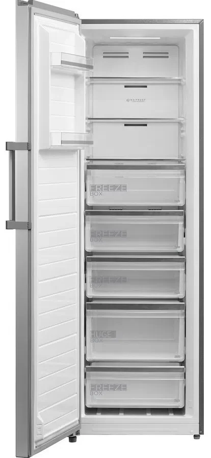 Морозильник Midea MDRU385MTE46, Stainless Steel 2