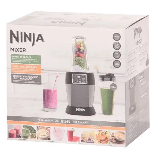 Стационарный блендер Ninja BN495EU, Чёрный/Серебристый