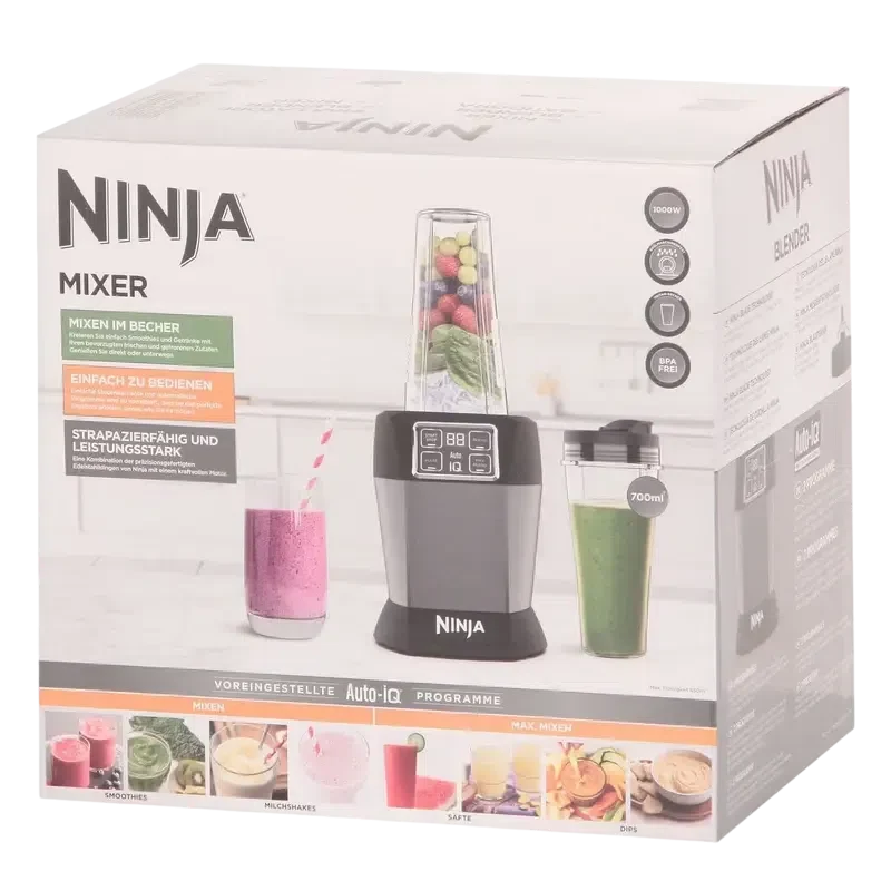 Blender staționar Ninja BN495EU, Negru/Argintiu 9