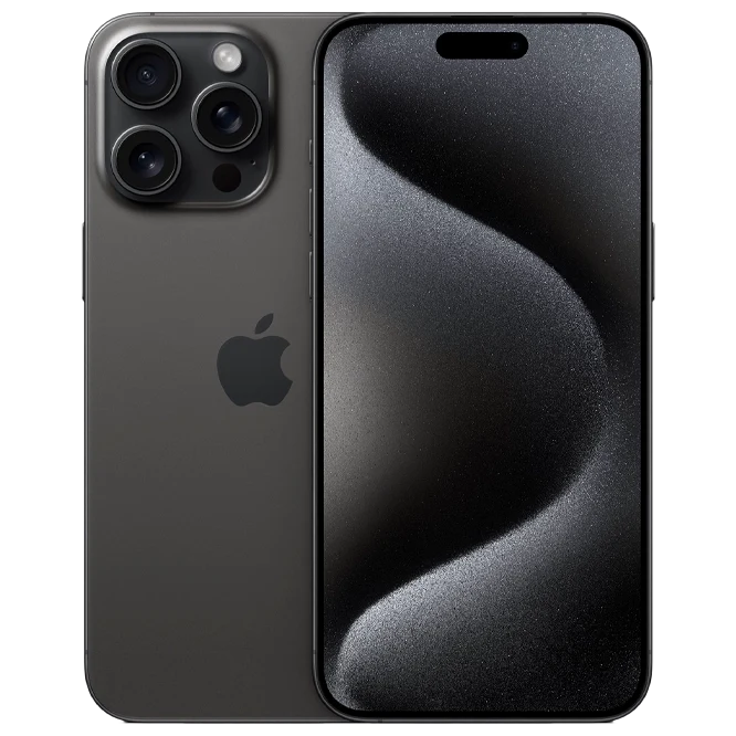 Apple iPhone 15 Pro Max 256GB DS Black Titanium LN 2