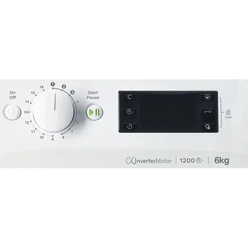 Стиральная машина Indesit MTWSE 61294 WK EE, 6кг, Белый 6