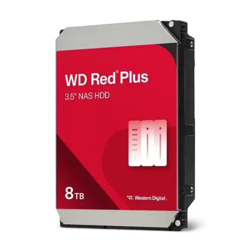 Жесткий диск Western Digital WD Red Plus, WD80EFPX, 8 TБ, Red