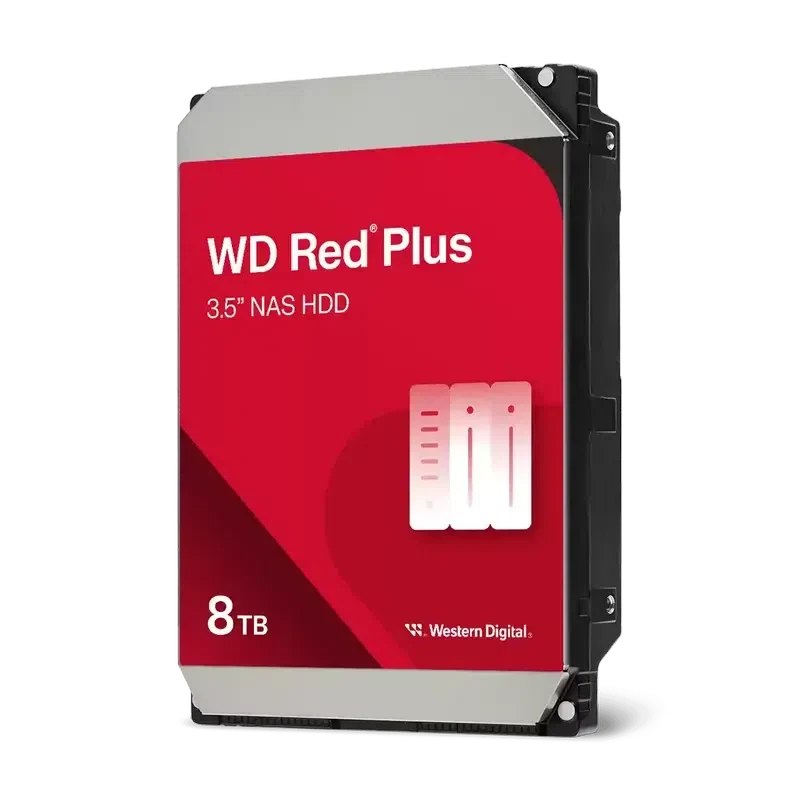 Жесткий диск Western Digital WD Red Plus, WD80EFPX, 8 TБ, Red 2